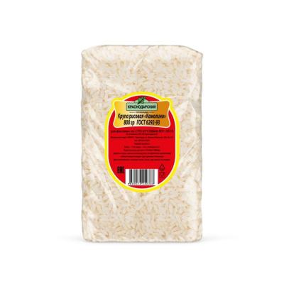 Крупа рисовая промасленная «Камолино» 1 сорт 800 гр.